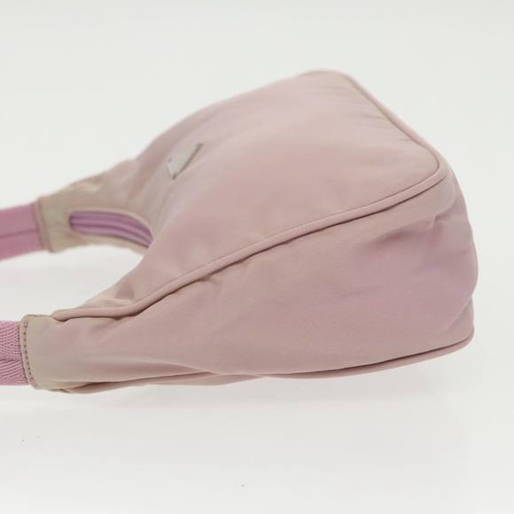 PRADA Accessory Pouch Nylon Pink Silver Auth 97445 - Picture 4 of 16